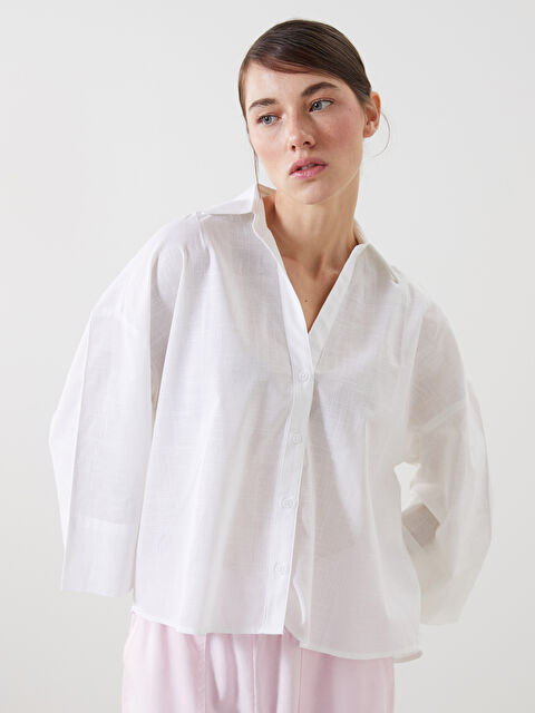 LCW Vision Oversize Women's Shirt - S5KN95Z8-FEQ