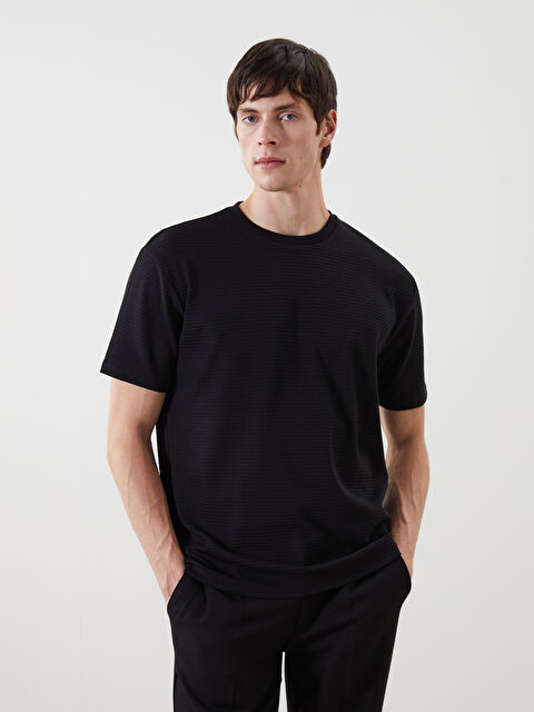 LCW Vision Bisiklet Yaka Kısa Kollu Erkek Tişört - S5KO15Z8-CVL