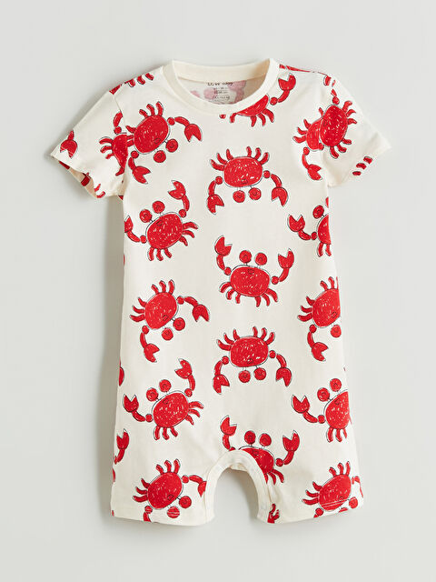 LCW baby Baskılı Erkek Bebek Penye Tulum - S5KO19Z1-LRB