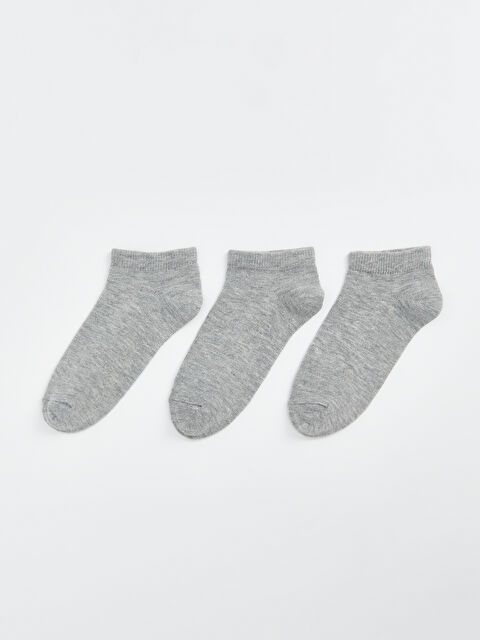 LCW ECO Basic Kız Çocuk Patik Çorap 3'lü - S5KO21Z4-JMD