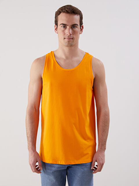 LCW ECO Bisiklet Yaka Erkek Kolsuz Tişört - S5KO64Z8-PXB