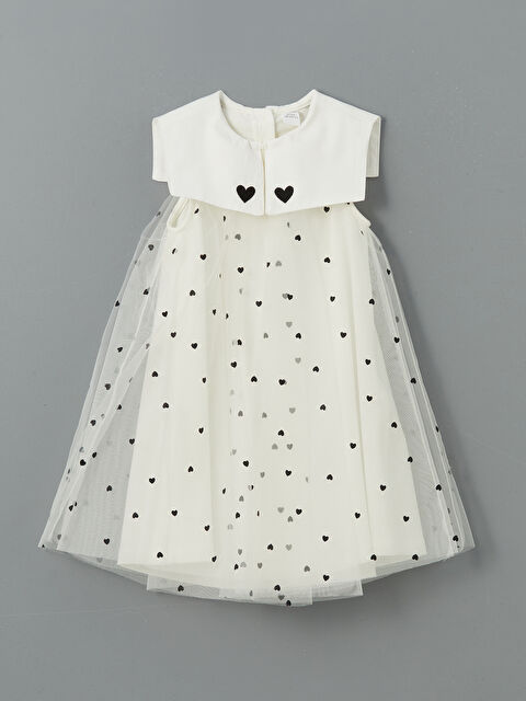 LCW Kids Kalpli Tüllü Kız Çocuk Elbise - S5KQ73Z1-LRA