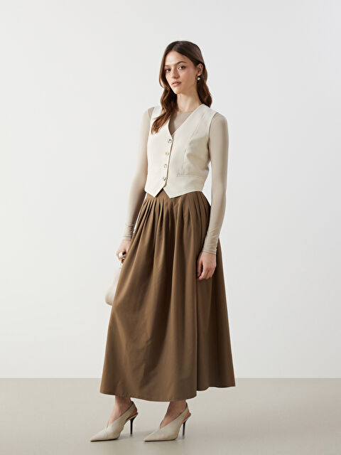 LCW Modest Loose Fit Kadın Kloş Etek - S5KR79Z8-VDU