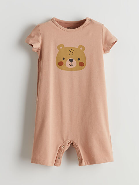 LCW ECO Bisiklet Yaka Baskılı Erkek Bebek Tulum - S5KT30Z1-F6D