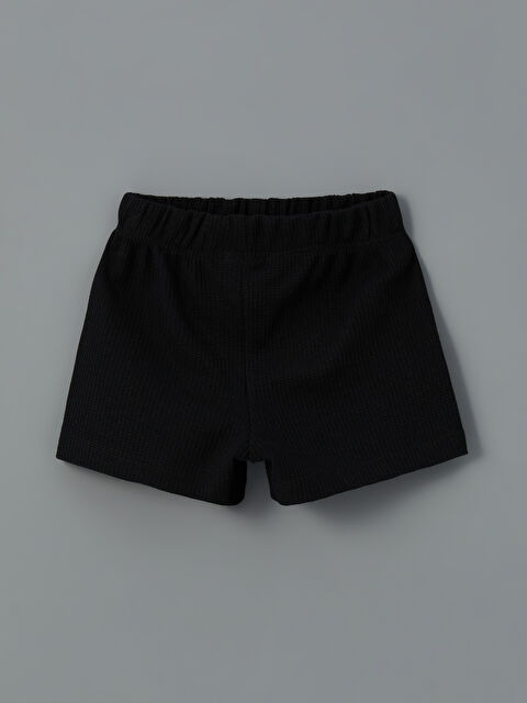 LCW ECO Beli Lastikli Kız Çocuk Şort