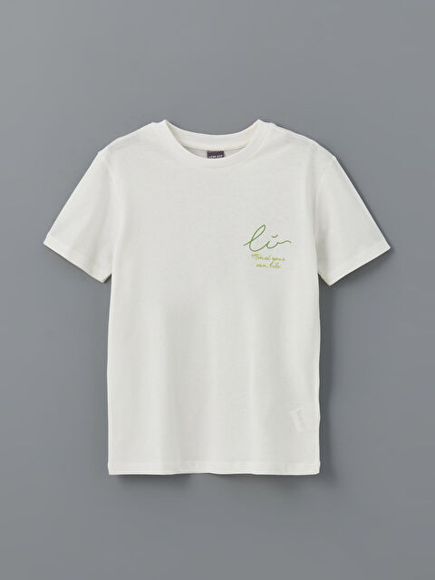 LCW ECO Majica za dečake sa okruglim izrezom - S5KV51Z4-J5E