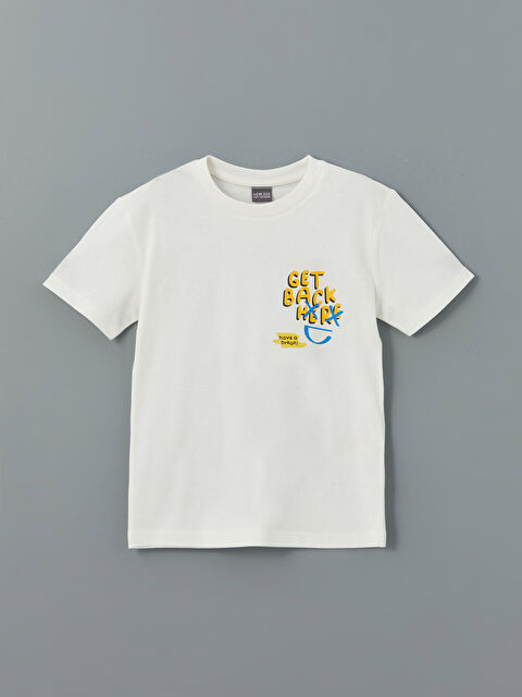 LCW ECO Majica za dečake sa okruglim izrezom - S5KV52Z4-J5E