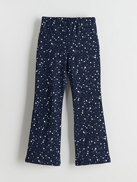 LCW ECO Beli Lastikli İspanyol Paça Kız Çocuk Tayt - S5KV85Z4-LSJ