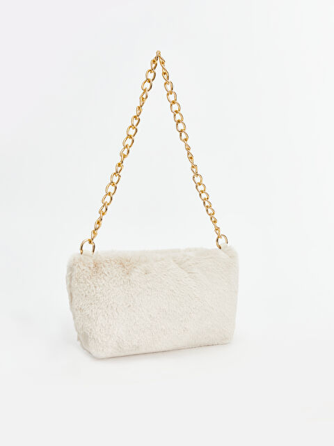 LCW ACCESSORIES Pelüş Kadın Baget Çanta - S5KY20Z8-EEW