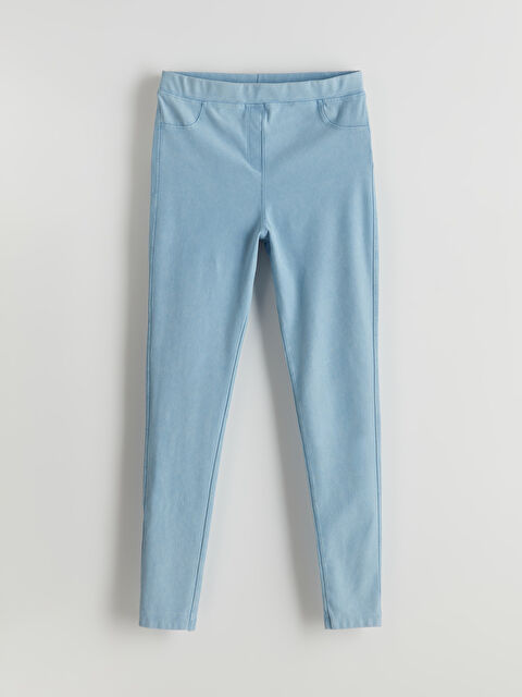 LCW Kids Beli Lastikli Kız Çocuk Tayt - S5L021Z4-MS7