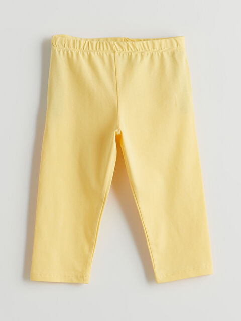 LCW Kids Beli Lastikli 3/4 Boy Kız Çocuk Tayt - S5L022Z4-FRN