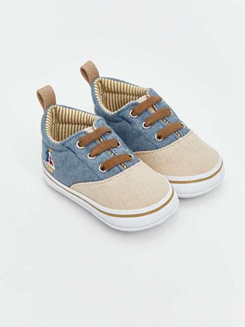 LCW STEPS Bağcıklı Erkek Bebek Yürüme Öncesi Ayakkabı - S5L037Z1-DU2