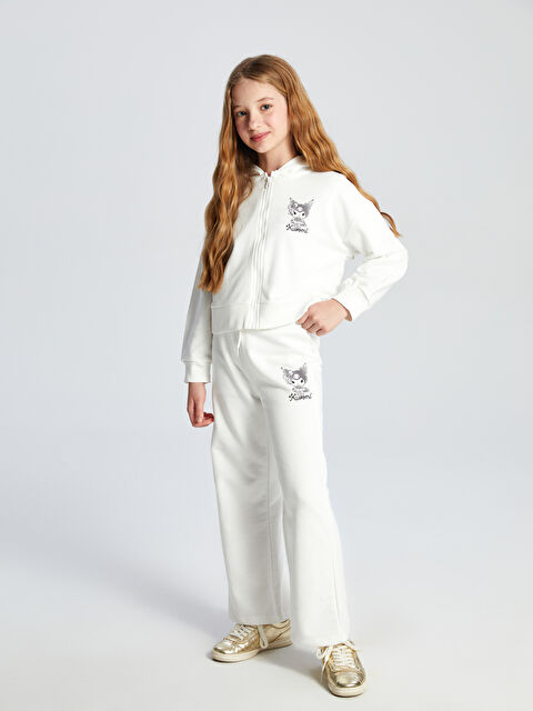 LCW Kids Beli Lastikli Kuromi Baskılı Kız Çocuk Eşofman Alt - S5L141Z4-R9J