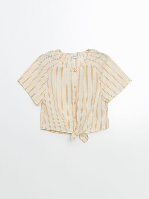 LCW Kids Bisiklet Yaka Kız Çocuk Gömlek - S5L175Z4-LE8