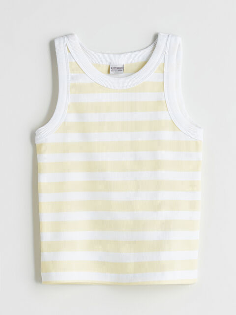 LCW Kids Bisiklet Yaka Kız Çocuk Atlet - S5L218Z4-LKF