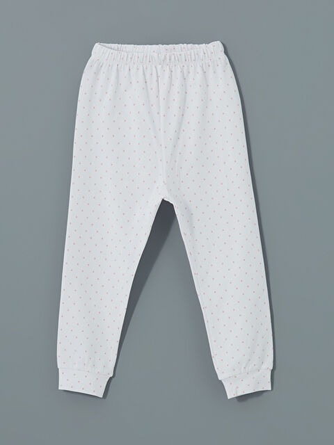 LCW baby Beli Lastikli Kız Bebek Pijama Alt - S5L230Z1-LRA