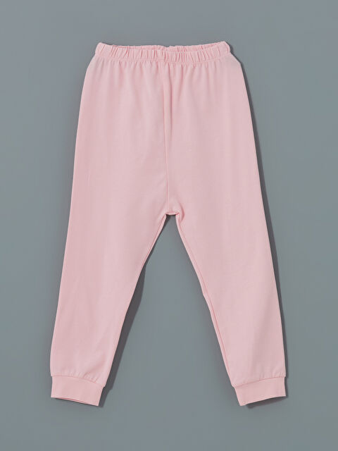 LCW baby Beli Lastikli Kız Bebek Pijama Alt - S5L230Z1-P3S