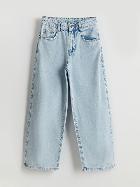 LCW Kids Wideleg Kız Çocuk Jean Pantolon - S5L239Z4-V2T