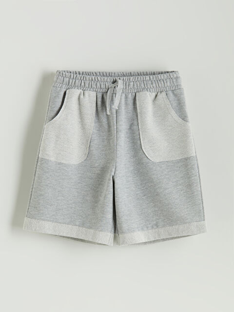 LCW Kids Beli Lastikli Kız Çocuk Şort - S5L295Z4-CT3