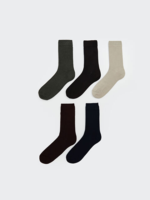 LCW ACCESSORIES Bambu Erkek Soket Çorap 5'li - S5L446Z8-K00