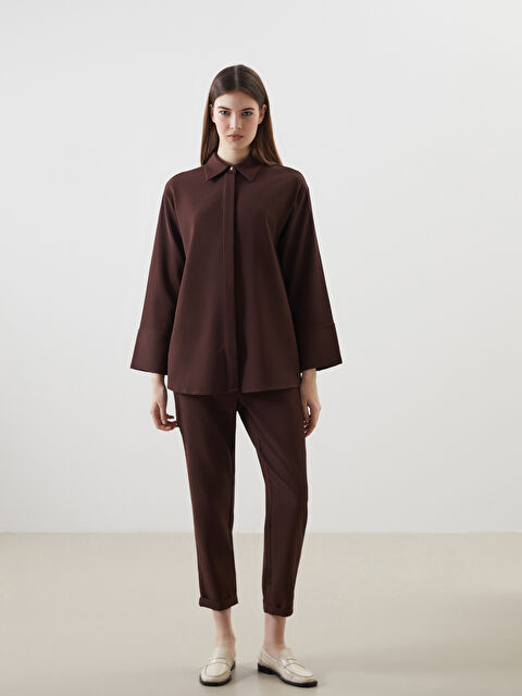 LCW Modest Beli Lastikli Kadın Pantolon - S5L456Z8-HFE