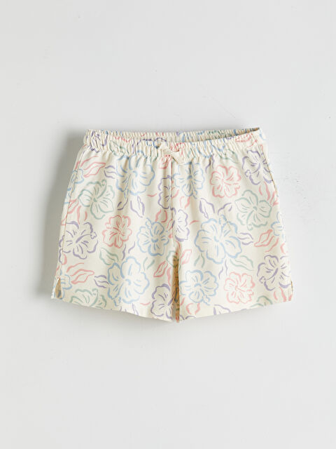 LCW Kids Beli Lastikli Kız Çocuk Şort - S5L483Z4-SWC