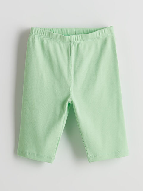 LCW ECO Beli Lastikli Kısa Kız Çocuk Tayt - S5L496Z1-FVX