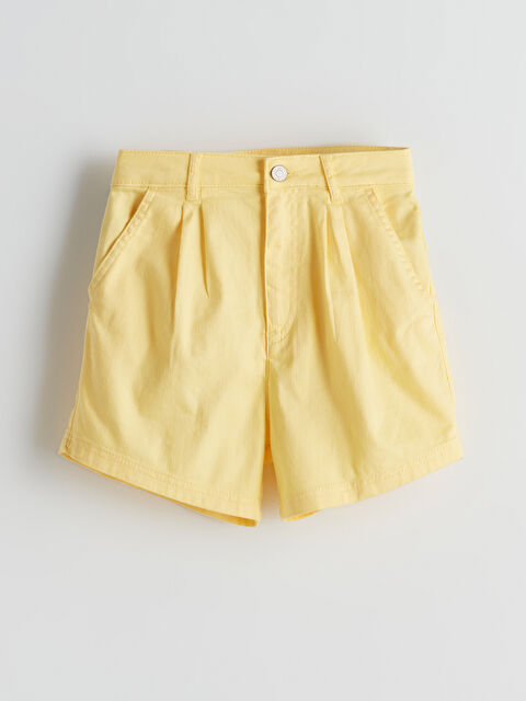 LCW Kids Beli Ayarlanabilir Lastikli Kız Çocuk Şort - S5L541Z4-FRN