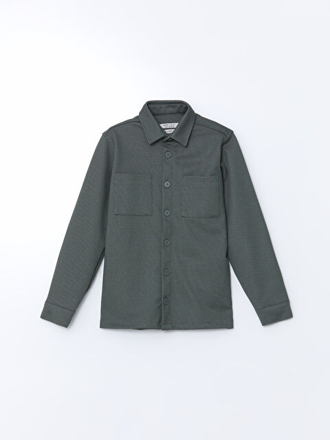 LCW Vision Uzun Kollu Dokulu Erkek Çocuk Gömlek - S5L564Z4-SXQ