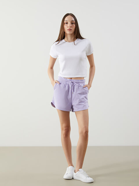 LCW ECO Beli Lastikli Kadın Şort - S5L632Z8-FKW