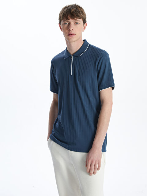 LCW Vision Polo Yaka Kısa Kollu Erkek Tişört - S5L765Z8-J2H