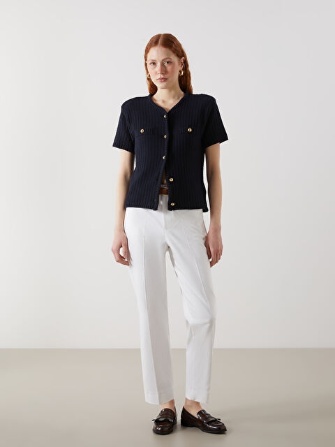 LCW Vision Beli Kemerli Kadın Pantolon - S5L773Z8-R9J