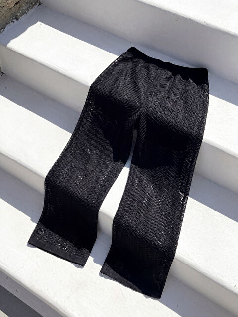 LCW DREAM Beli Lastikli Dantelli Kadın Plaj Pantolonu