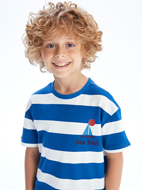 LCW Kids Bisiklet Yaka Erkek Çocuk Tişört - S5L905Z1-LEP