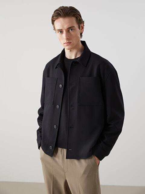 LCW Vision Standart Kalıp Gömlek Yaka Erkek Mont - S5L981Z8-CVL