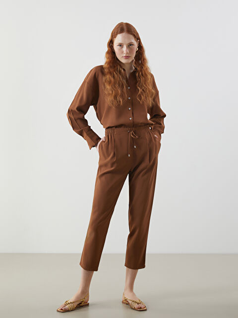 LCW Vision Beli Lastikli Kadın Pantolon - S5L997Z8-R3E