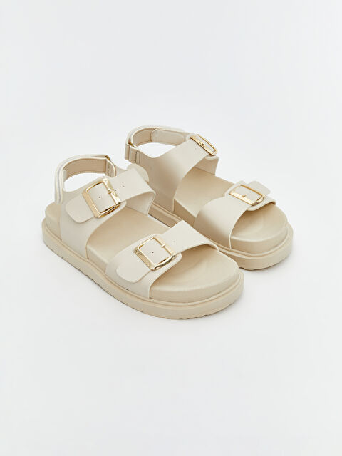 LCW STEPS Deri Görünümlü Kadın Sandalet - S5LA42Z8-R81