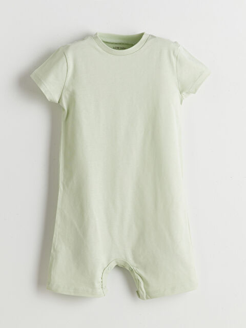 LCW baby Bisiklet Yaka Basic Erkek Bebek Tulum - S5LA74Z1-G8D