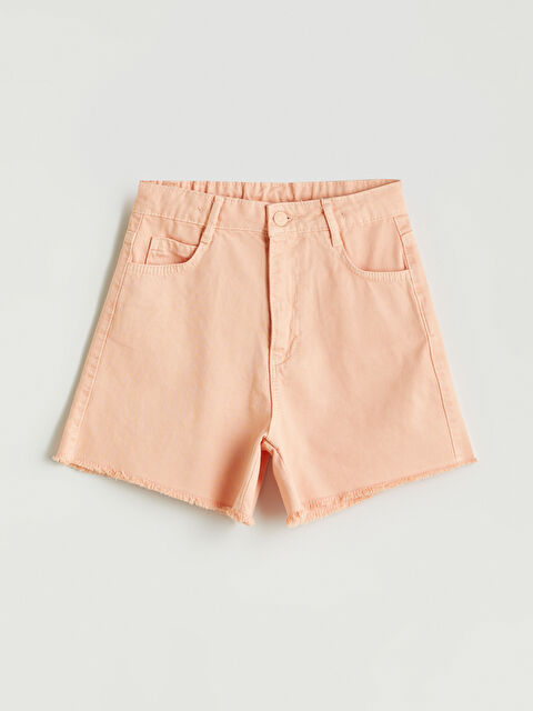 LCW Kids Basic Kız Çocuk Jean Şort - S5LB09Z4-VVW