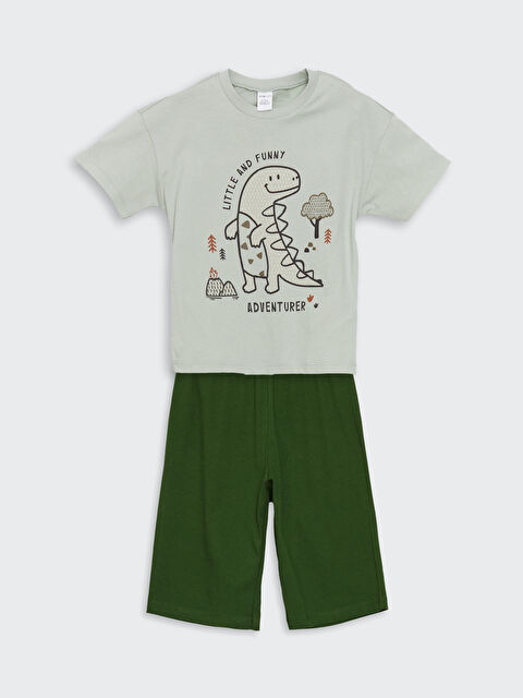 LCW ECO Kurzes Pyjama-Set - S5LC33Z1-G6F