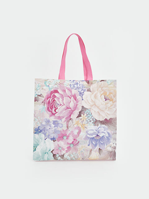 LCW ECO Çiçekli Alışveriş Çantası