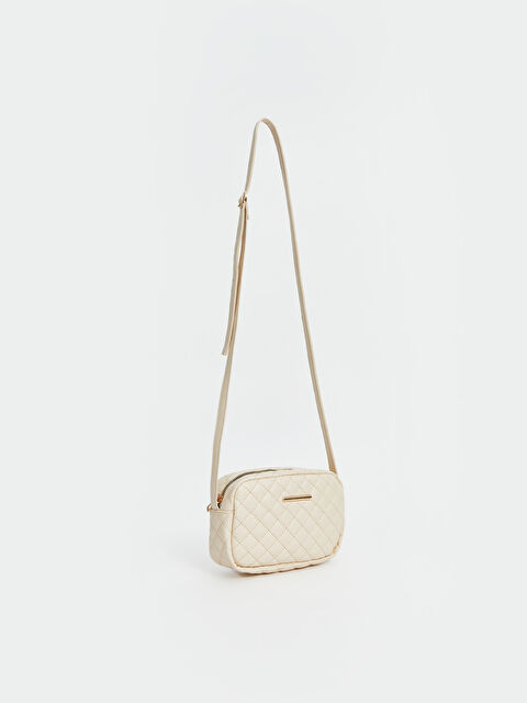 LCW ECO Kapitone Desenli Kadın Omuz Çantası - S5LD12Z8-YCB