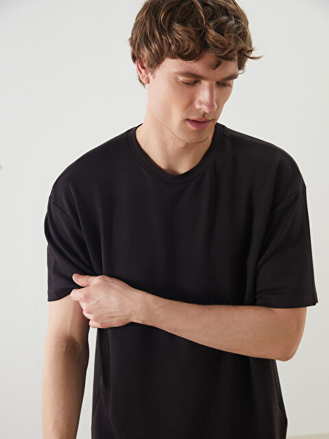 LCW Vision Bisiklet Yaka Kısa Kollu Erkek Tişört