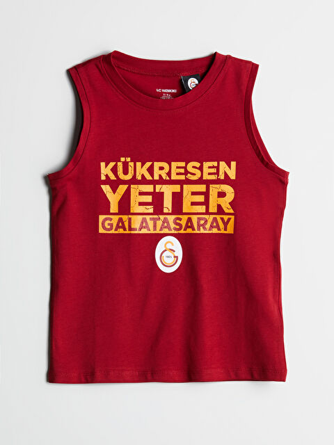 LCW Kids Galatasaray Baskılı Erkek Bebek Atlet - S5LD43Z1-VAD