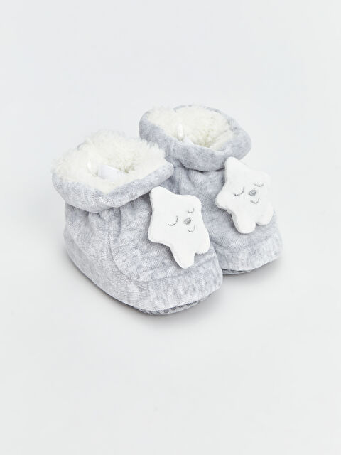 LCW STEPS Nakışlı Pelüş Kız Bebek Ev Botu - S5LD50Z1-LAK
