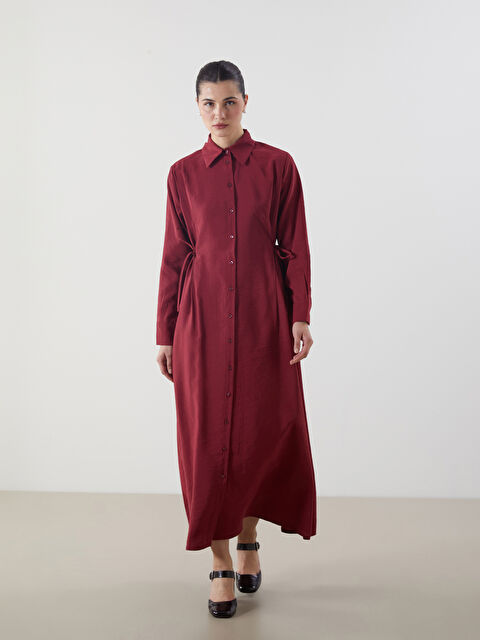 LCW Modest Modal Karışımlı Gömlek Elbise - S5LD82Z8-YHR