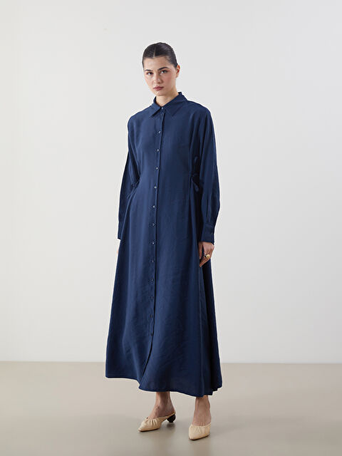 LCW Modest Modal Karışımlı Gömlek Elbise - S5LD82Z8-ZZU