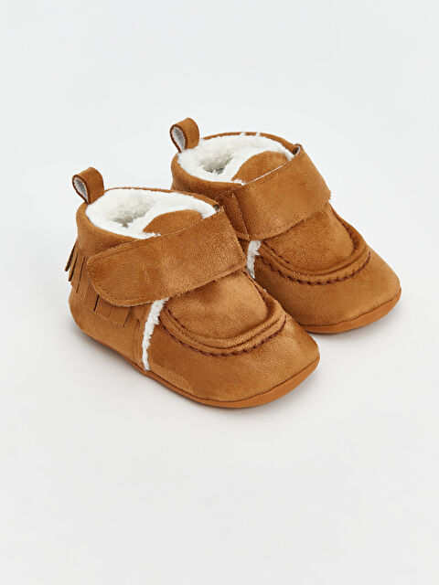 LCW STEPS Süet Görünümlü Erkek Bebek İlk Adım Ayakkabı - S5LD90Z1-VH1