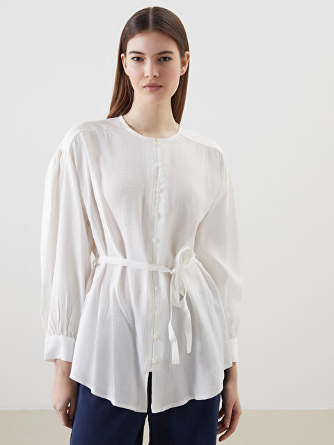 LCW Modest Bisiklet Yaka Kadın Tunik - S5LE17Z8-EEW