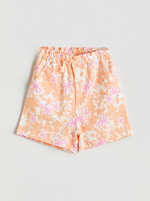 LCW Kids Beli Lastikli Kız Çocuk Şort - S5LF08Z4-LSL